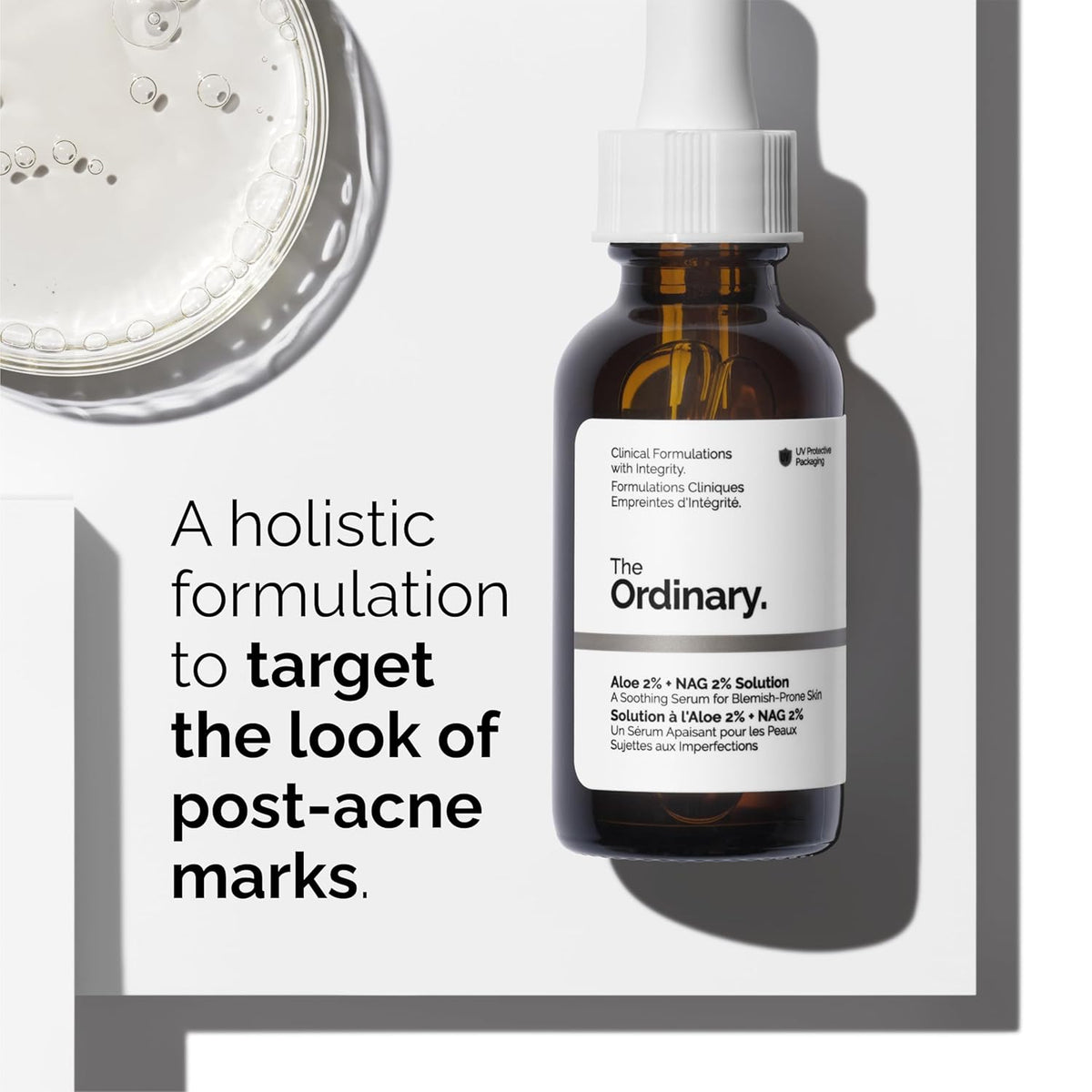 The Ordinary Sensitive Skin Collection, Skin Care Bundle-Blemish-Prone Skin, Glucoside Foaming Cleanser, Aloe 2% + NAG 2% Solution, Niacinamide 10% + Zinc 1%, Natural Moisturizing Factors+Beta Glucan